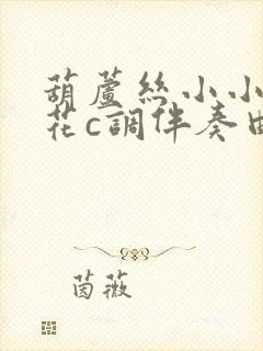 葫芦丝小小新娘花c调伴奏曲