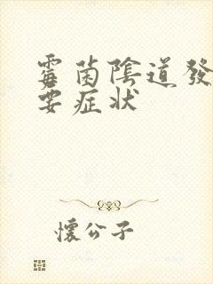 霉菌阴道发炎主要症状