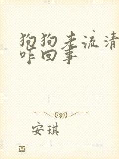 狗狗老流清鼻涕咋回事