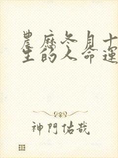 农历冬月十九出生的人命运