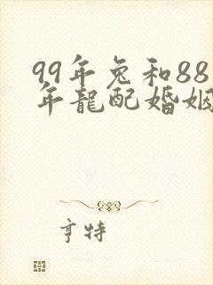 99年兔和88年龙配婚姻好不好