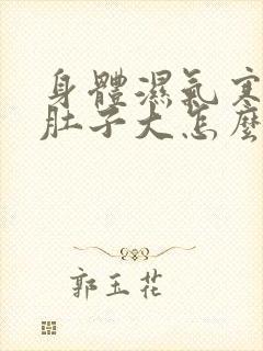 身体湿气寒气重肚子大怎么办