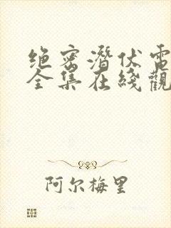 绝密潜伏电视剧全集在线观看封面