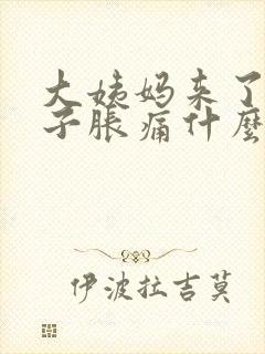 大姨妈来了小肚子胀痛什么原因