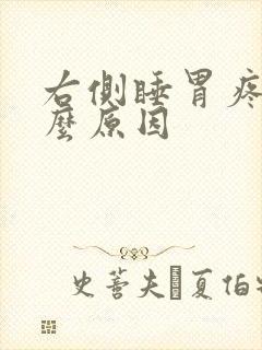 右侧睡胃疼是什么原因