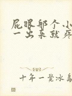 屁眼那个小肉球一出来就疼