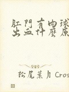 肛门有肉球大便出血什么原因