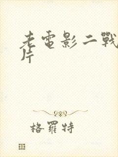 老电影二战战争片