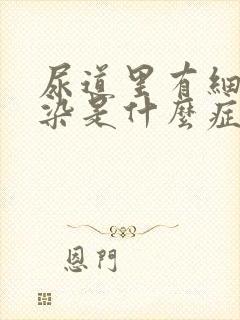 尿道里有细菌感染是什么症状