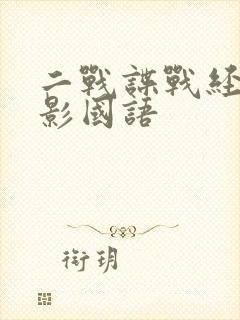 二战谍战经典电影国语