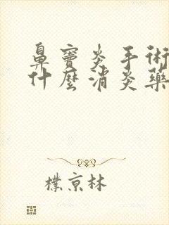 鼻窦炎手术后用什么消炎药封面