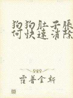 狗狗肚子胀气如何快速消除封面
