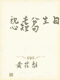 祝老公生日最暖心短句