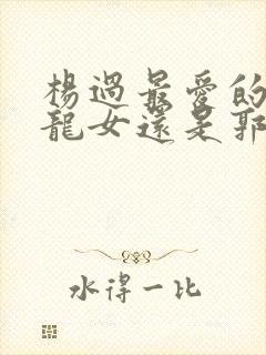 杨过最爱的是小龙女还是郭芙