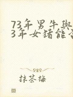 73年男牛与83年女猪能否婚配