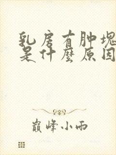 乳房有肿块胀痛是什么原因