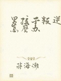 男孩子叛逆期该怎么办