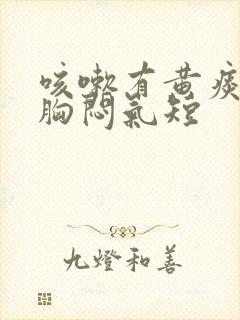 咳嗽有黄痰气喘胸闷气短