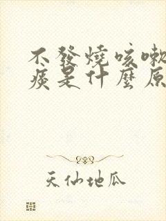 不发烧咳嗽有黄痰是什么原因