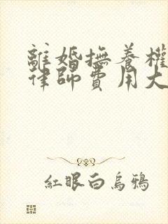 离婚抚养权起诉律师费用大概要多少