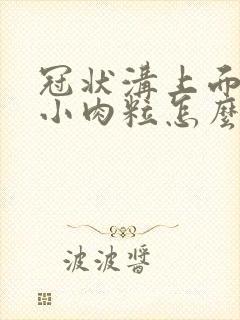 冠状沟上面有个小肉粒怎么办封面