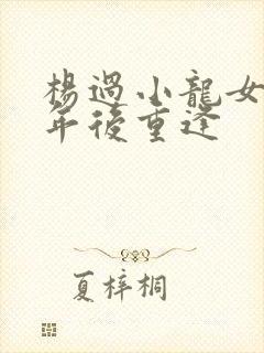 杨过小龙女16年后重逢