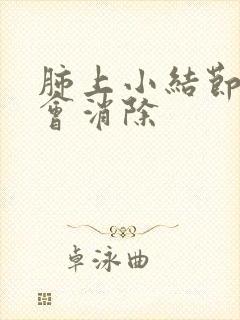 肺上小结节是否会消除