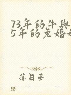 73年的牛与75年的兔婚姻怎么样