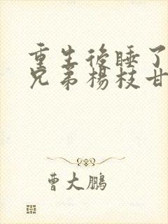 重生后睡了前夫兄弟杨枝甘露