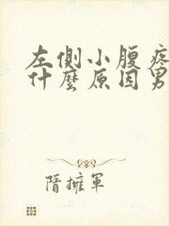 左侧小腹疼痛是什么原因男性