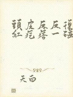 头皮反反复复长红疙瘩一碰就痛封面