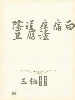 阴道痒痛白带像豆腐渣封面