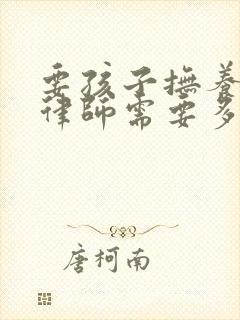 要孩子抚养权请律师需要多少钱