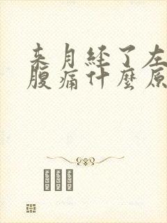 来月经了左边小腹痛什么原因女