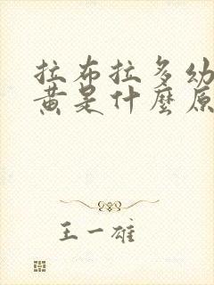 拉布拉多幼犬尿黄是什么原因