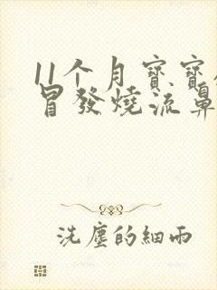 11个月宝宝感冒发烧流鼻涕怎么办