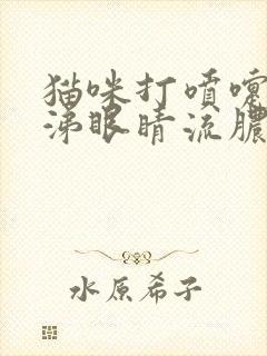 猫咪打喷嚏流鼻涕眼睛流脓还红肿