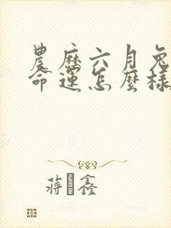 农历六月兔女的命运怎么样