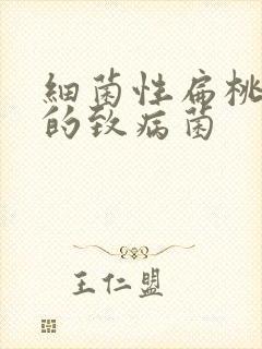 细菌性扁桃体炎的致病菌