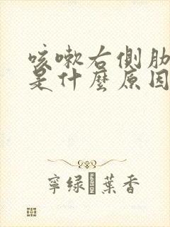 咳嗽右侧肋骨疼是什么原因