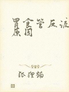 胃食管反流形成原因