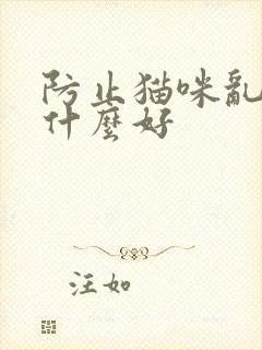 防止猫咪乱尿用什么好