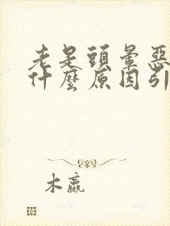 老是头晕恶心是什么原因引起的