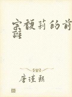 宗馥莉的前夫是谁