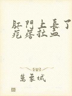 肛门上长了个肉疙瘩拉血