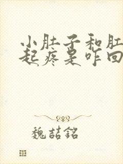 小肚子和肛门一起疼是咋回事?