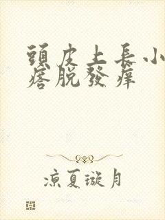 头皮上长小红疙瘩脱发痒封面