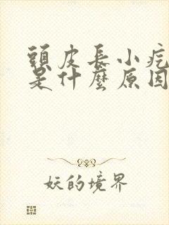 头皮长小疙瘩痒是什么原因引起的