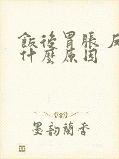 饭后胃胀 反酸什么原因