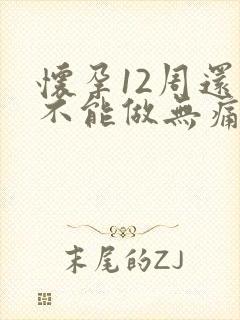 怀孕12周还能不能做无痛打掉封面